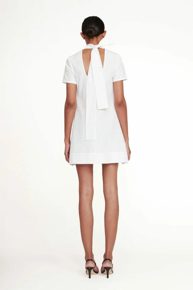 STAUD Dresses MINI ILANA DRESS White 8211 Women STAUD Dresses MINI ILANA DRESS White 8211 Women