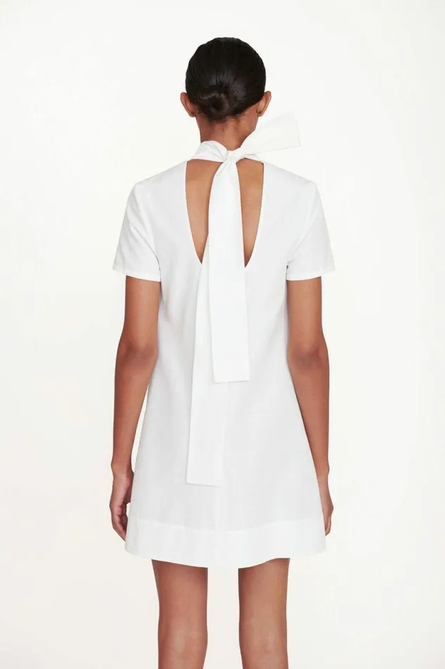 STAUD Dresses MINI ILANA DRESS White 8211 Women STAUD Dresses MINI ILANA DRESS White 8211 Women