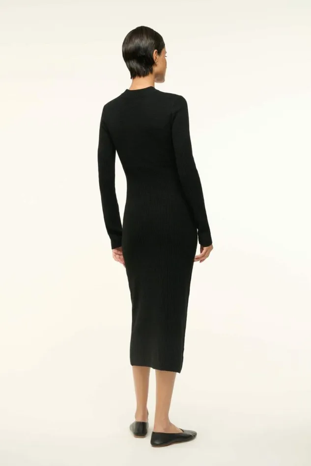 STAUD Dresses RAMONA DRESS Black 8211 Women STAUD Dresses RAMONA DRESS Black 8211 Women