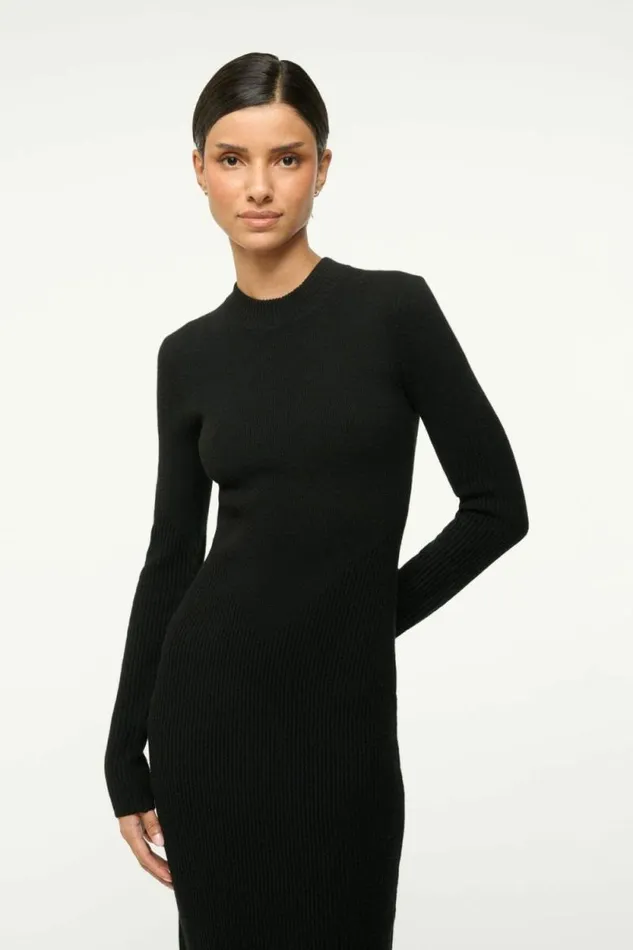 STAUD Dresses RAMONA DRESS Black 8211 Women STAUD Dresses RAMONA DRESS Black 8211 Women