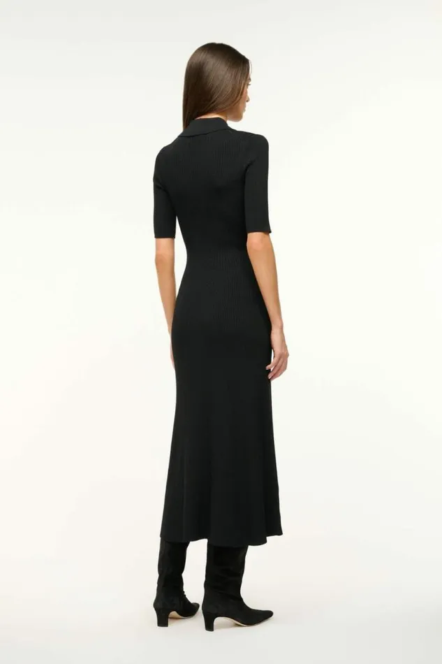 STAUD Dresses ROLAND DRESS Black 8211 Women STAUD Dresses ROLAND DRESS Black 8211 Women