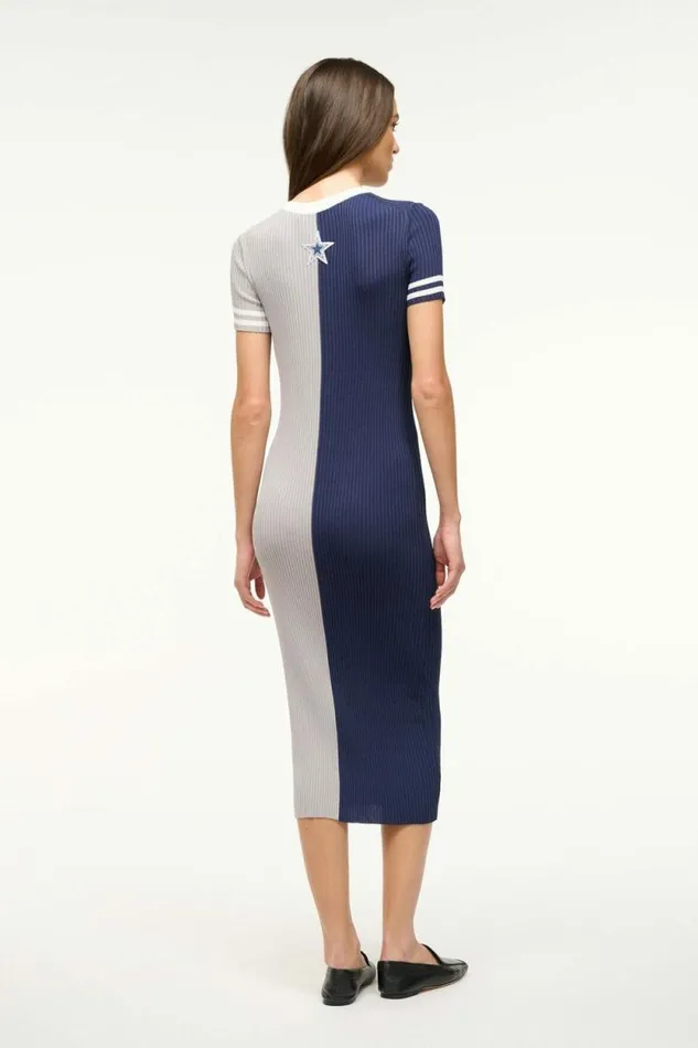 STAUD Dresses THE NFL COLLEEN DRESS Cowboys 8211 Women STAUD Dresses THE NFL COLLEEN DRESS Cowboys 8211 Women