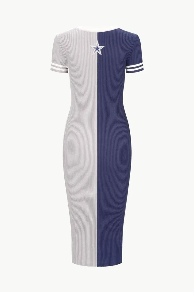 STAUD Dresses THE NFL COLLEEN DRESS Cowboys 8211 Women STAUD Dresses THE NFL COLLEEN DRESS Cowboys 8211 Women
