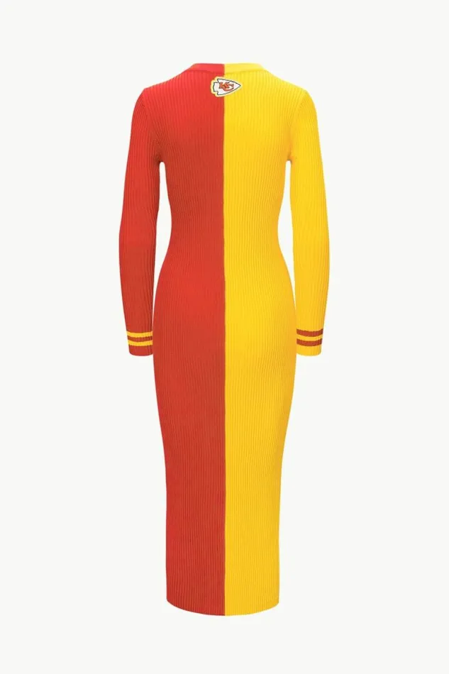 STAUD Dresses THE NFL SHOKO SWEATER Kansas City Chiefs 8211 Women STAUD Dresses THE NFL SHOKO SWEATER Kansas City Chiefs 8211 Women