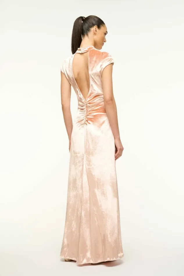 STAUD Dresses TINA DRESS Ash Rose 8211 Women STAUD Dresses TINA DRESS Ash Rose 8211 Women