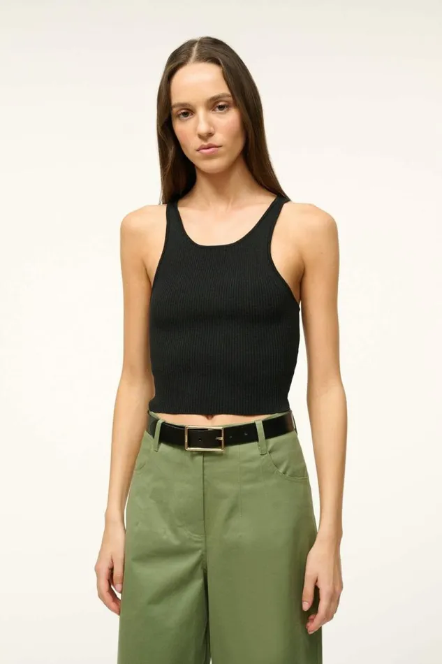 STAUD Essentials JEANS BELT Black Yellow Gold 8211 Women STAUD Essentials JEANS BELT Black Yellow Gold 8211 Women