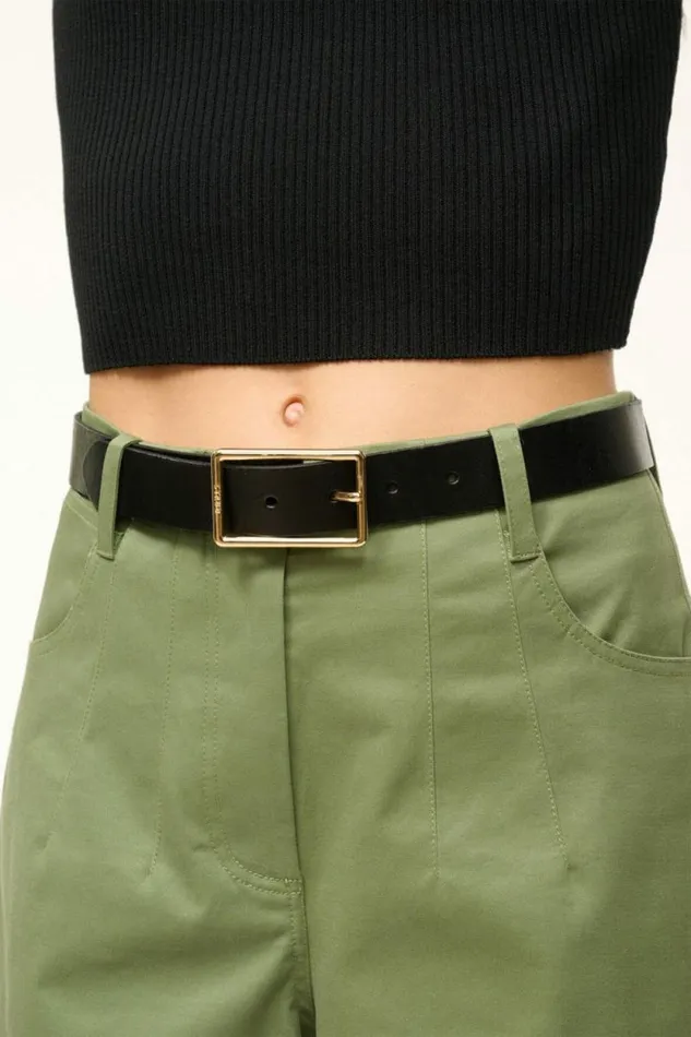 STAUD Essentials JEANS BELT Black Yellow Gold 8211 Women STAUD Essentials JEANS BELT Black Yellow Gold 8211 Women
