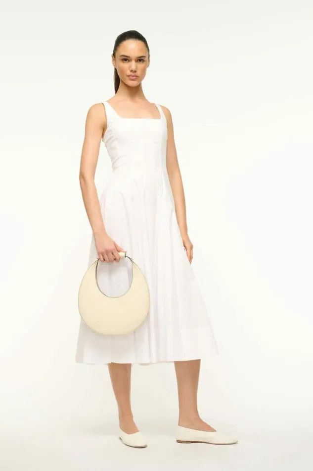 STAUD Moon MOON BAG Cream 8211 Women
