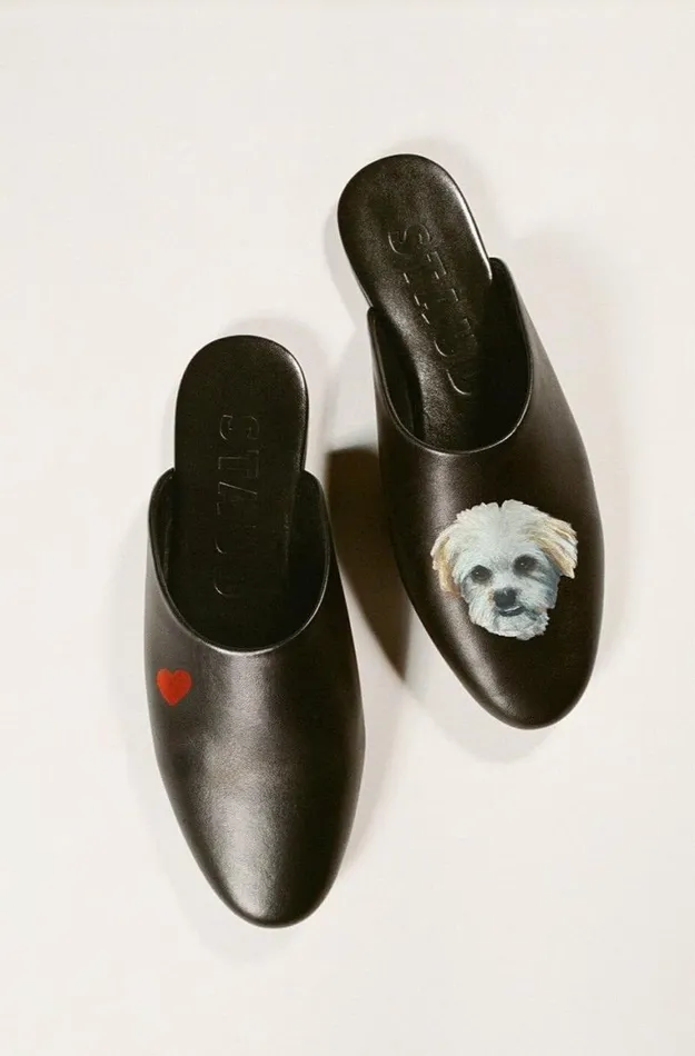 STAUD Mules and Flats CUSTOM ABBY SLIPPER Black 8211 Women