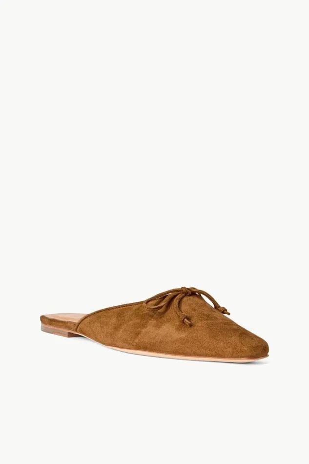 STAUD Mules and Flats GINA MULE Tan Suede 8211 Women