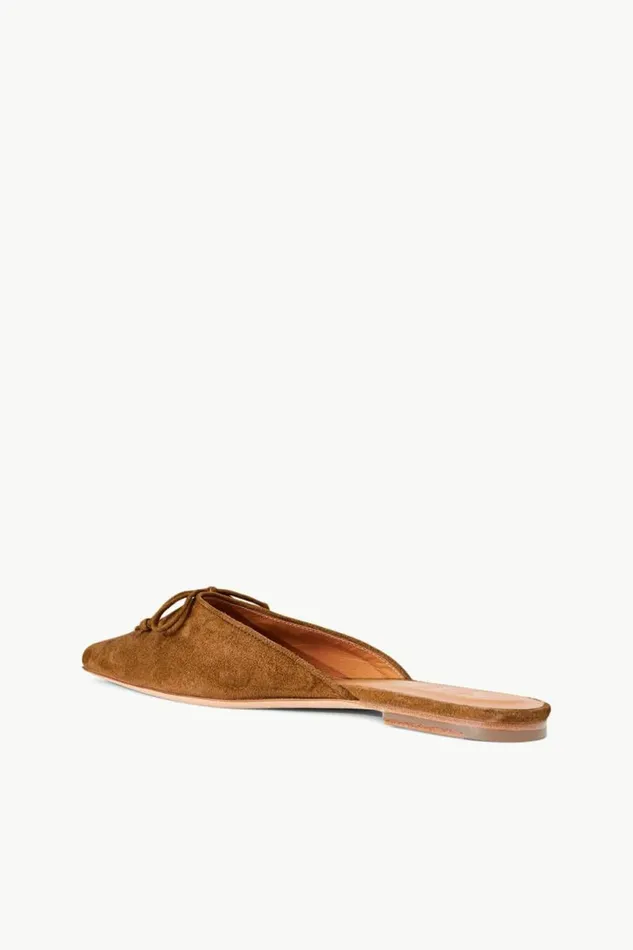 STAUD Mules and Flats GINA MULE Tan Suede 8211 Women
