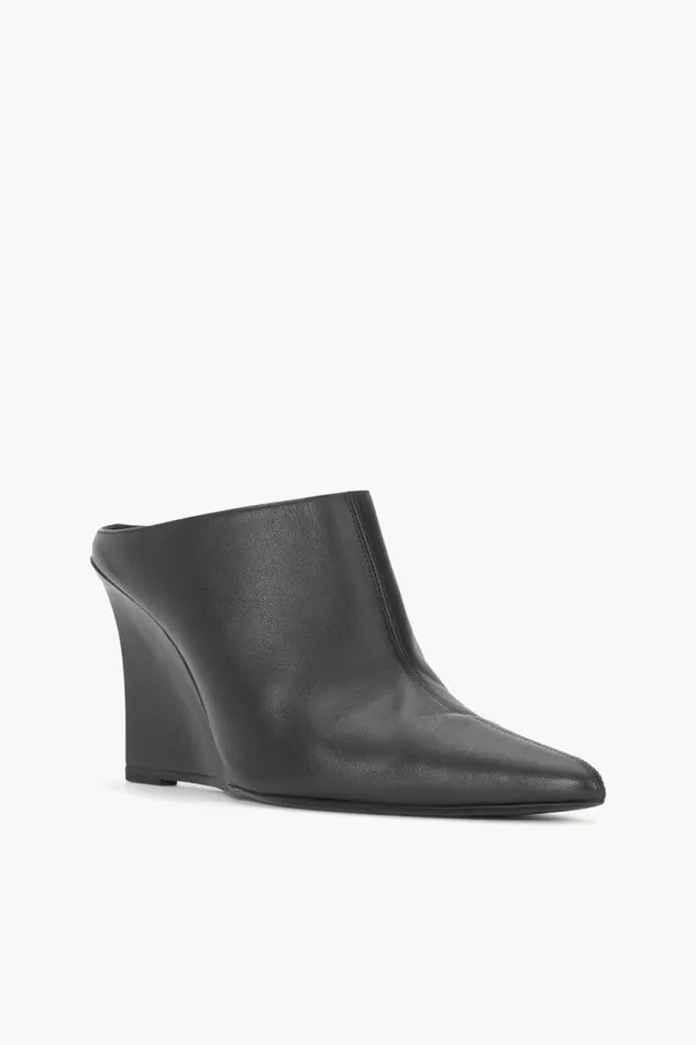 STAUD Mules and Flats VESPER WEDGE MULE Black 8211 Women STAUD Mules and Flats VESPER WEDGE MULE Black 8211 Women