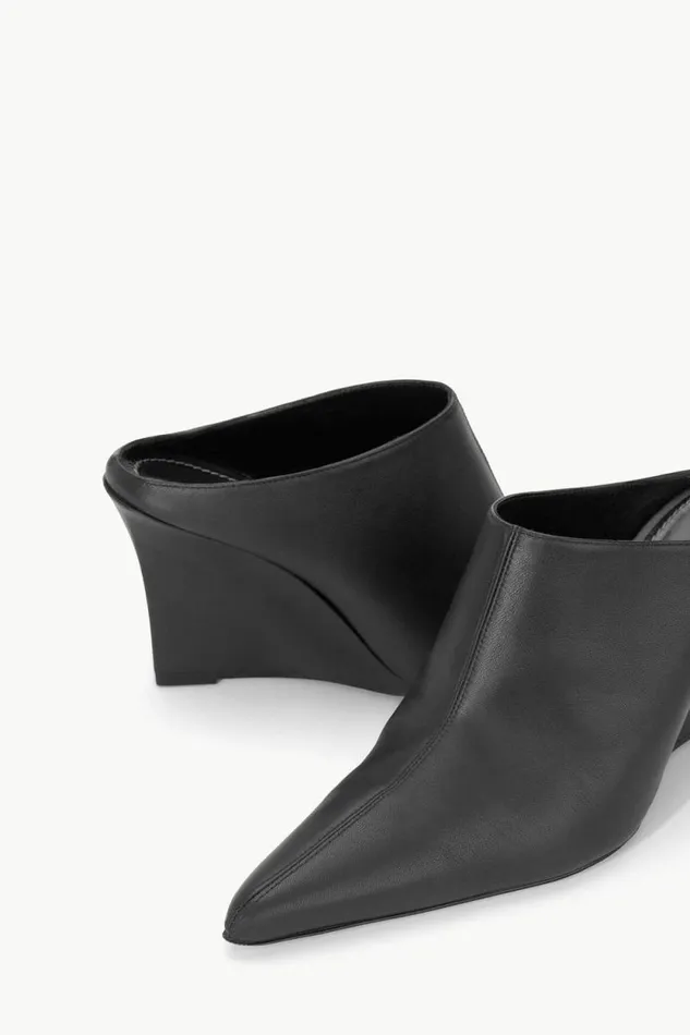 STAUD Mules and Flats VESPER WEDGE MULE Black 8211 Women STAUD Mules and Flats VESPER WEDGE MULE Black 8211 Women