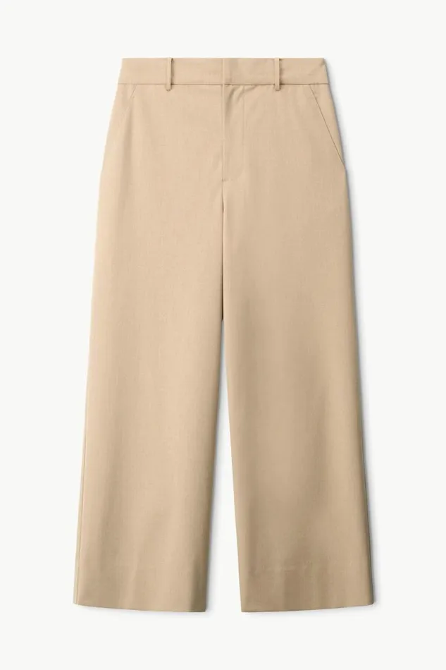 STAUD Pants and Shorts CROPPED PRINCE PANT Stone 8211 Women STAUD Pants and Shorts CROPPED PRINCE PANT Stone 8211 Women