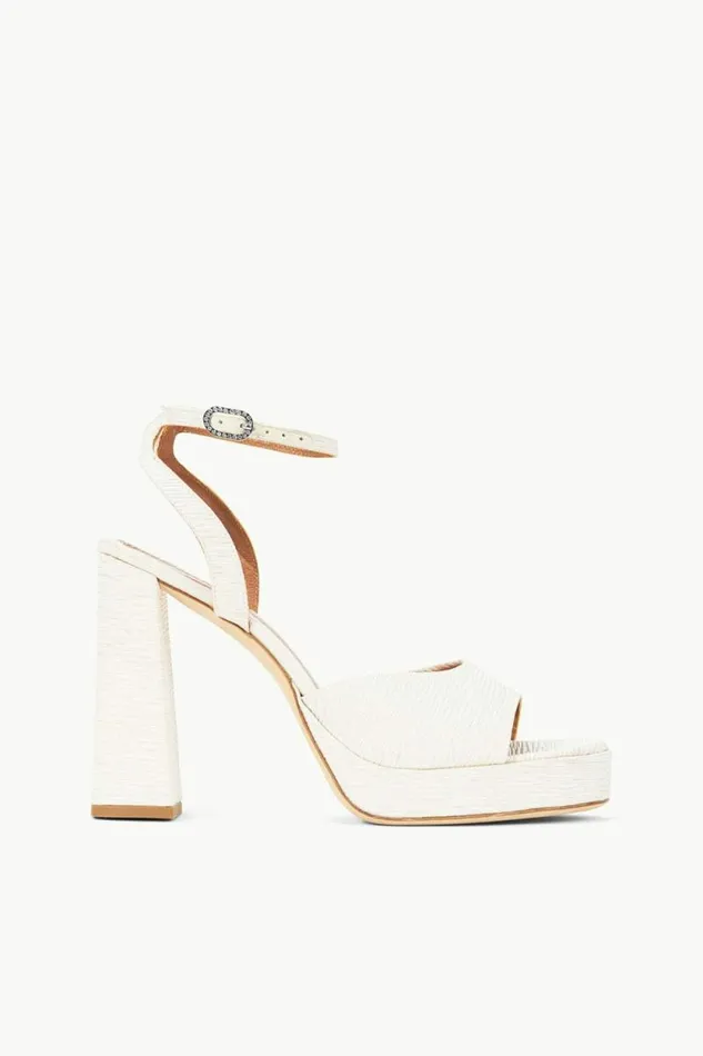 STAUD Platforms and Wedges SOLANGE PLATFORM White 8211 Women