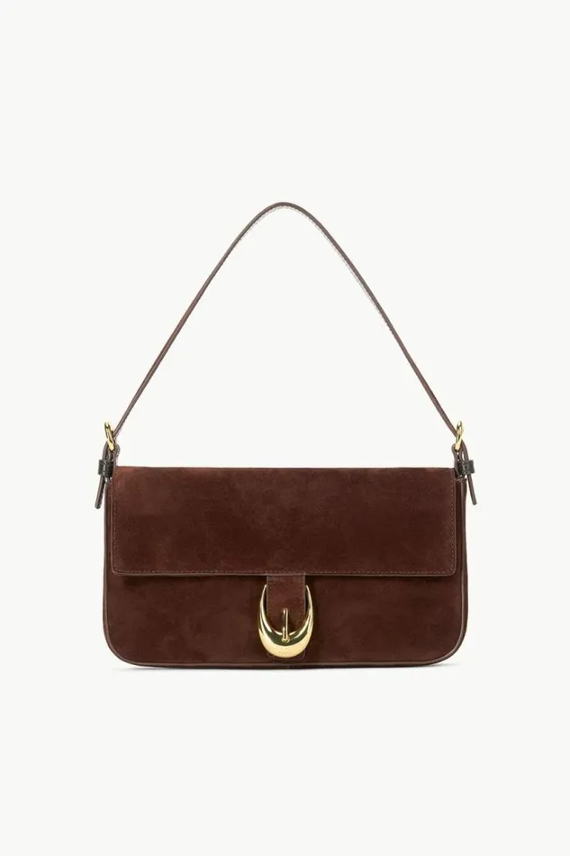 STAUD Shoulder HARLOW BAG Mahogany Suede 8211 Women