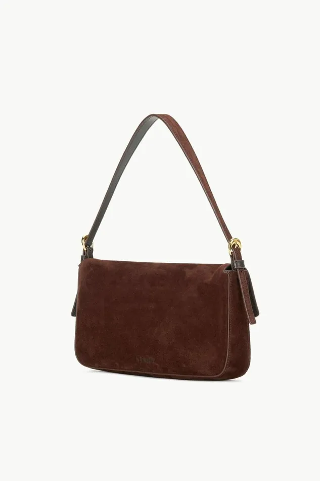 STAUD Shoulder HARLOW BAG Mahogany Suede 8211 Women