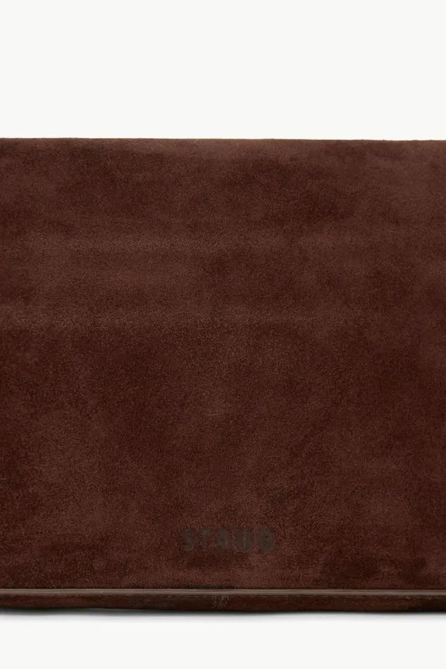 STAUD Shoulder HARLOW BAG Mahogany Suede 8211 Women