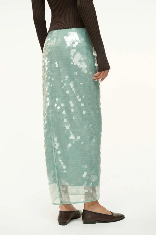 STAUD Skirts CASEY SKIRT Mist 8211 Women STAUD Skirts CASEY SKIRT Mist 8211 Women