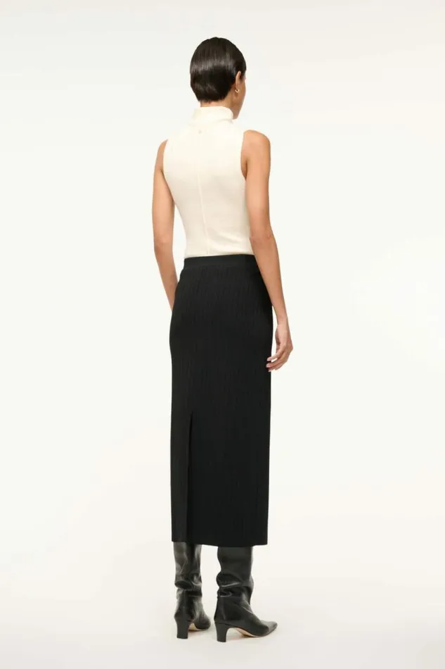 STAUD Skirts LYLE SKIRT Black 8211 Women