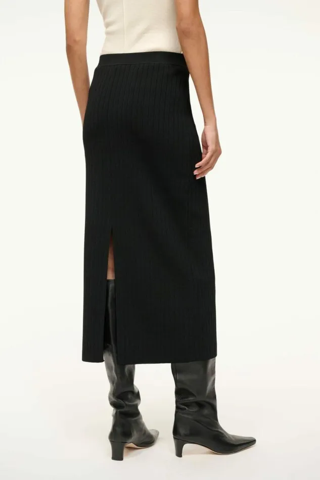 STAUD Skirts LYLE SKIRT Black 8211 Women