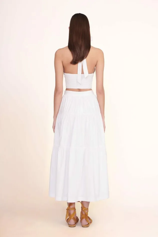 STAUD Skirts SEA SKIRT White 8211 Women