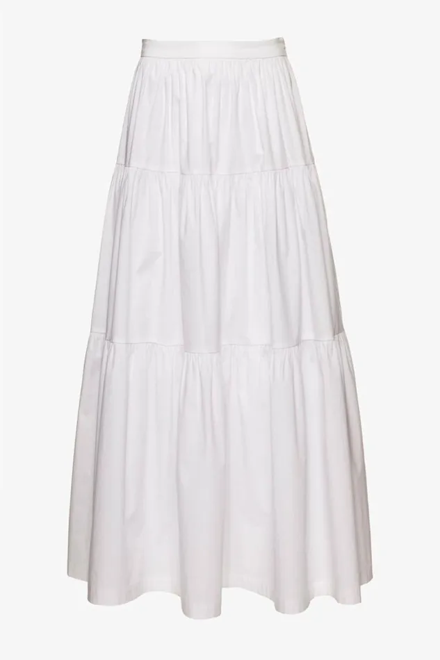 STAUD Skirts SEA SKIRT White 8211 Women