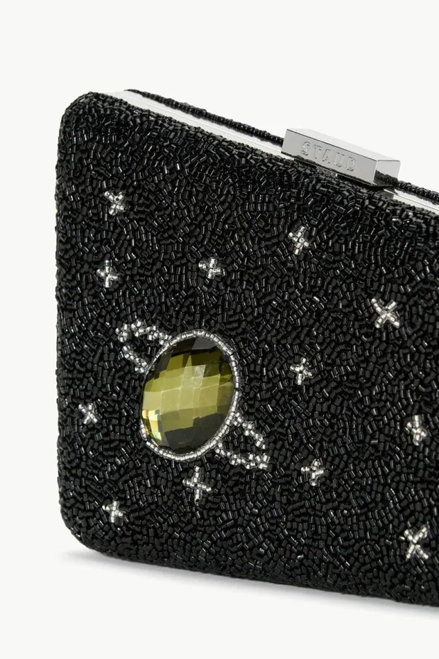 STAUD The Evening Edit CARMELLA BEADED CLUTCH Black Celestial 8211 Women STAUD The Evening Edit CARMELLA BEADED CLUTCH Black Celestial 8211 Women