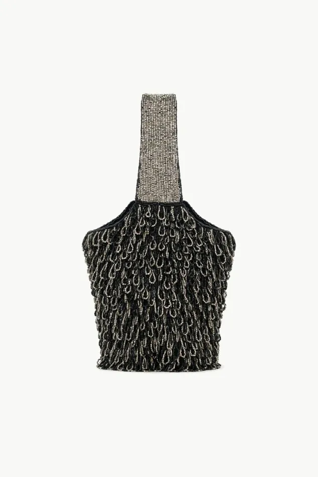 STAUD The Evening Edit HARUKO BEADED BAG Black 8211 Women