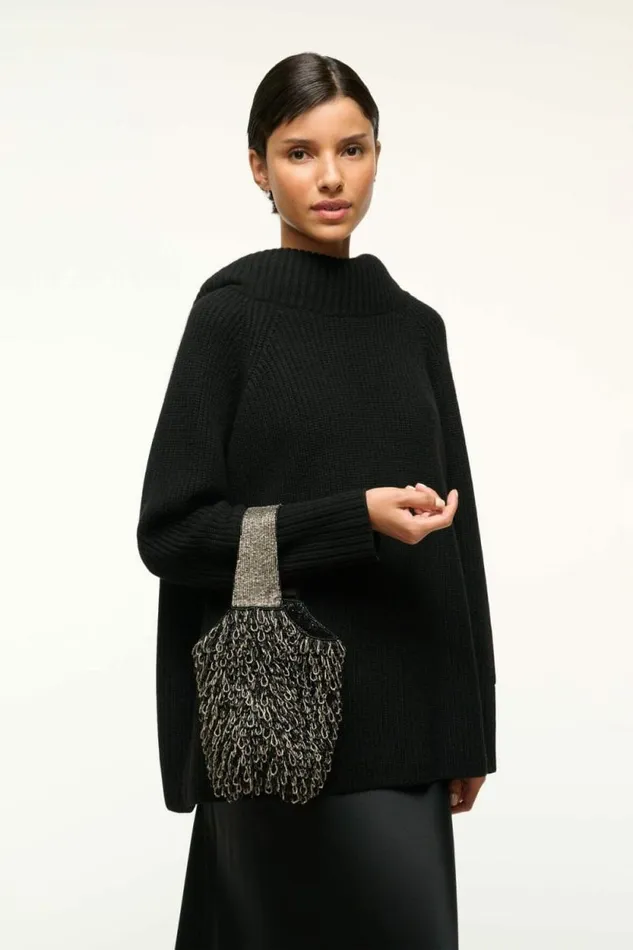 STAUD The Evening Edit HARUKO BEADED BAG Black 8211 Women STAUD The Evening Edit HARUKO BEADED BAG Black 8211 Women