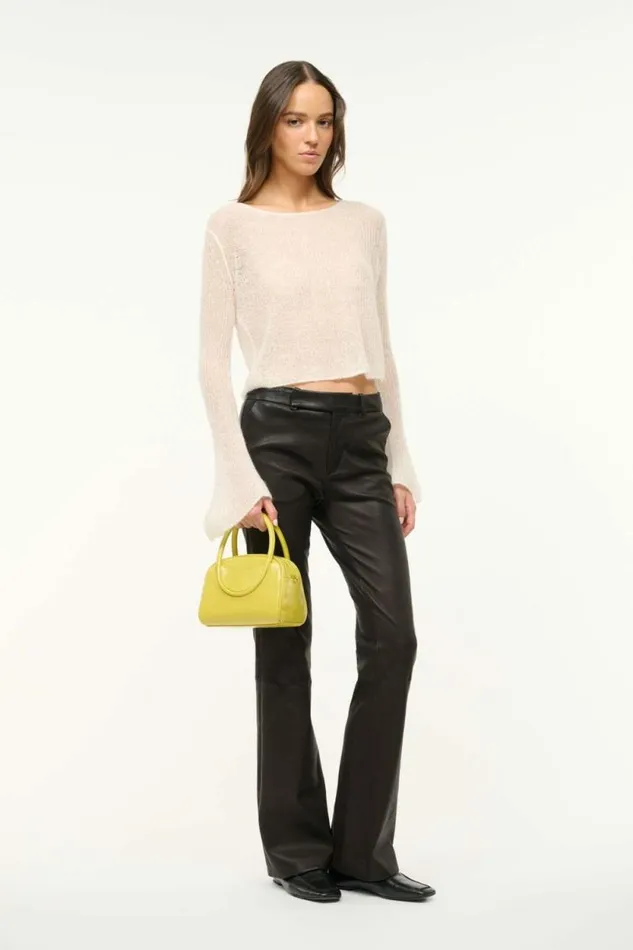 STAUD The Knit Shop PARKER SWEATER Ivory 8211 Women STAUD The Knit Shop PARKER SWEATER Ivory 8211 Women