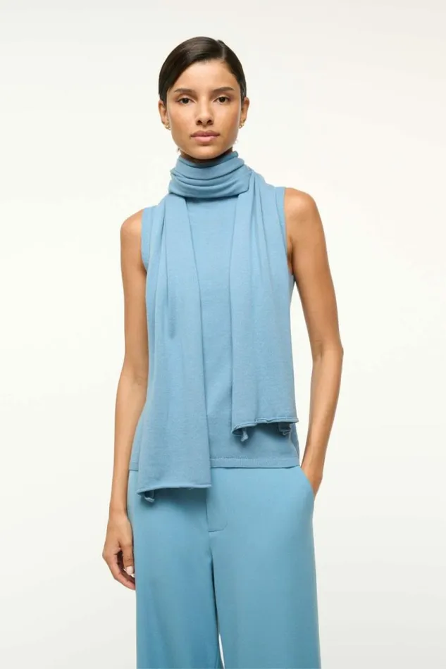 STAUD Tops CANAL TOP Slate Blue 8211 Women STAUD Tops CANAL TOP Slate Blue 8211 Women