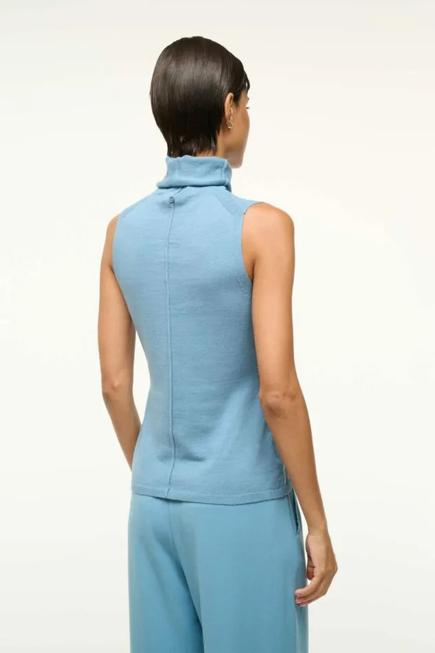 STAUD Tops CANAL TOP Slate Blue 8211 Women STAUD Tops CANAL TOP Slate Blue 8211 Women