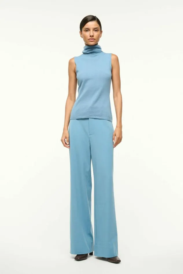 STAUD Tops CANAL TOP Slate Blue 8211 Women STAUD Tops CANAL TOP Slate Blue 8211 Women