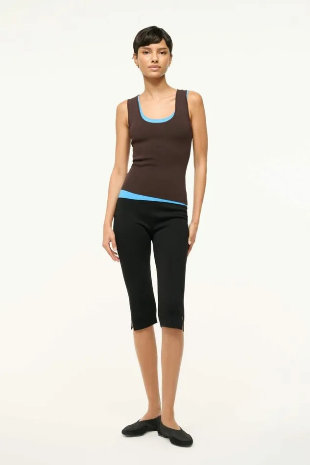 STAUD Tops HERMOSA TANK Earth Aqua 8211 Women
