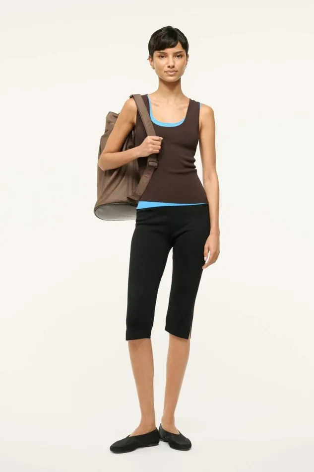 STAUD Tops HERMOSA TANK Earth Aqua 8211 Women