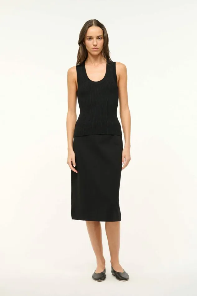 STAUD Tops JULIETTE TOP Black 8211 Women STAUD Tops JULIETTE TOP Black 8211 Women
