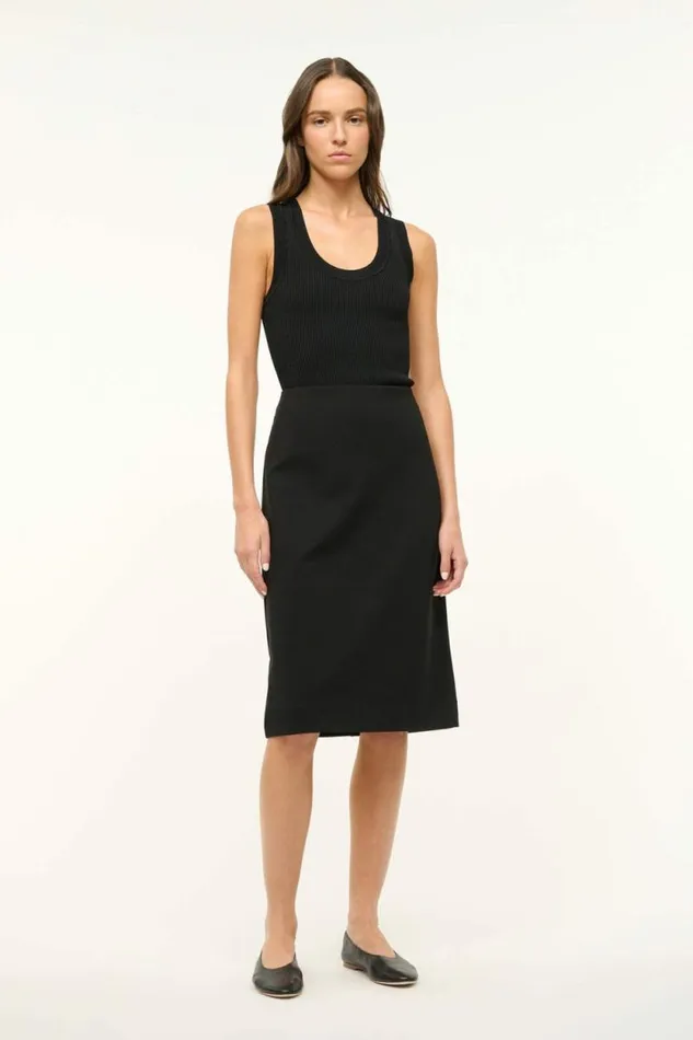 STAUD Tops JULIETTE TOP Black 8211 Women STAUD Tops JULIETTE TOP Black 8211 Women