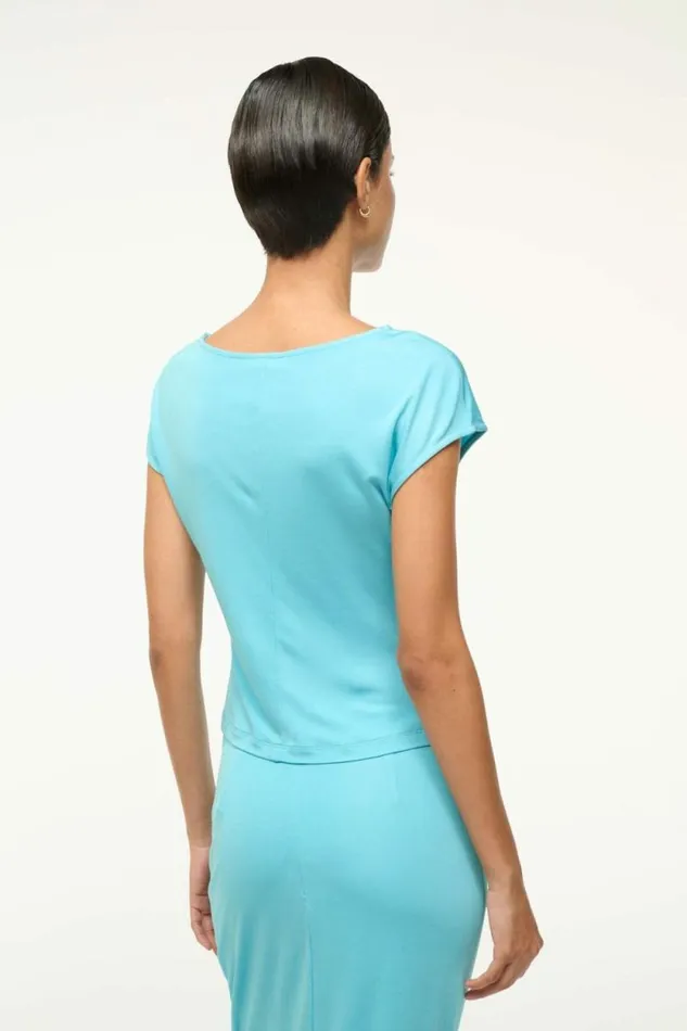 STAUD Tops SUNISA TOP Aqua 8211 Women