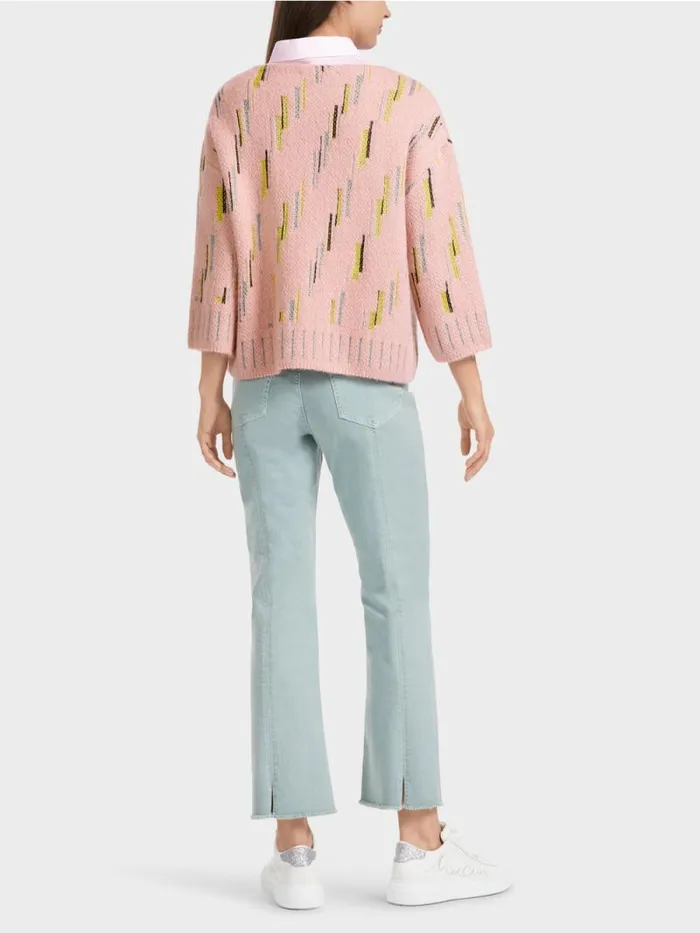 Strick Damen Marc Cain Sweater In Deutschland Gestrickt Soft Powder Pink