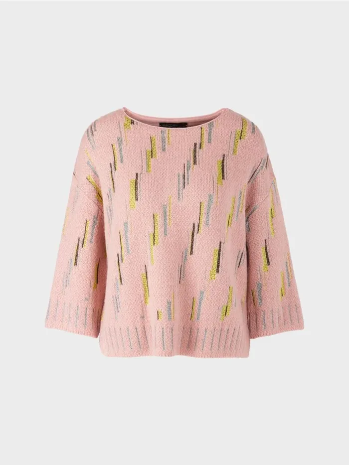 Strick Damen Marc Cain Sweater In Deutschland Gestrickt Soft Powder Pink
