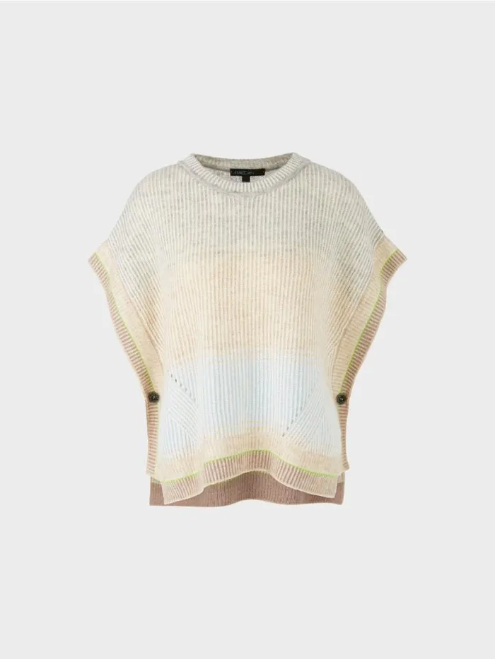 Strick Damen Marc Cain Tank Top Knitted In Germany Soft Powder Blue