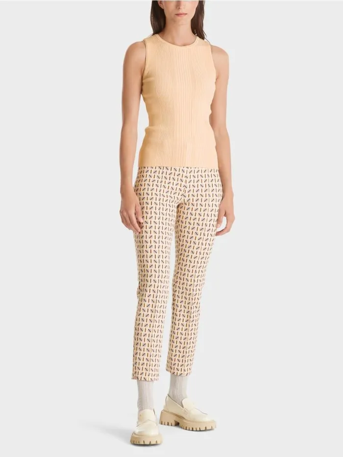 Strick Damen Marc Cain Top 034Rethink Together034 Dark Cream