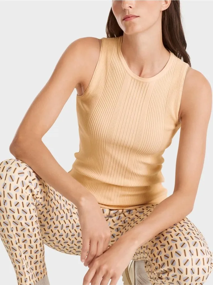 Strick Damen Marc Cain Top 034Rethink Together034 Dark Cream