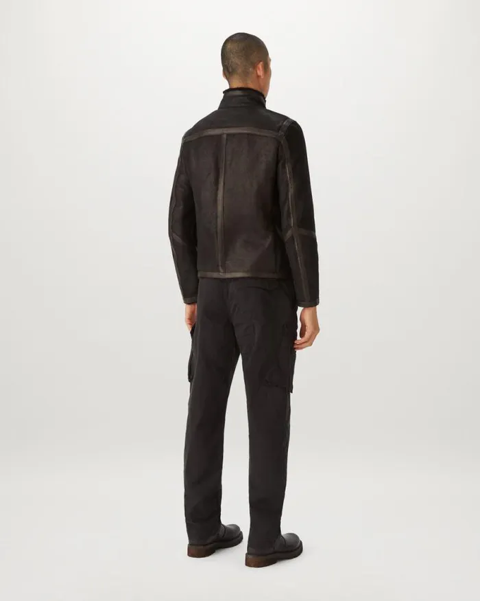 Suede and Shearling Jackets Men Belstaff Tundra Jacket Black Black Suede and Shearling Jackets Men Belstaff Tundra Jacket Black Black