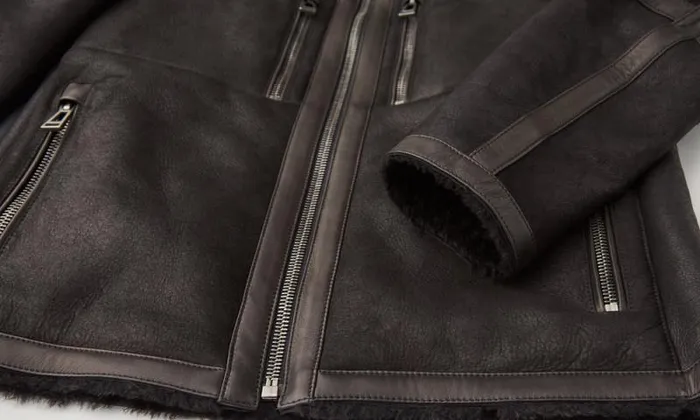 Suede and Shearling Jackets Men Belstaff Tundra Jacket Black Black Suede and Shearling Jackets Men Belstaff Tundra Jacket Black Black