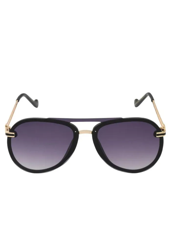 Sunglasses Accessories Jessica Simpson Metal Aviator Sunglasses In Smoke Matte Black