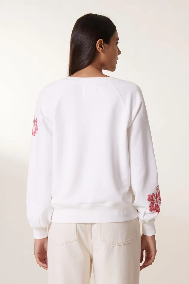 Sweatshirts Women Leon and Harper Shiva Dream Sweatshirt White