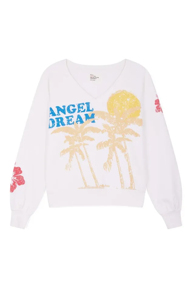 Sweatshirts Women Leon and Harper Shiva Dream Sweatshirt White