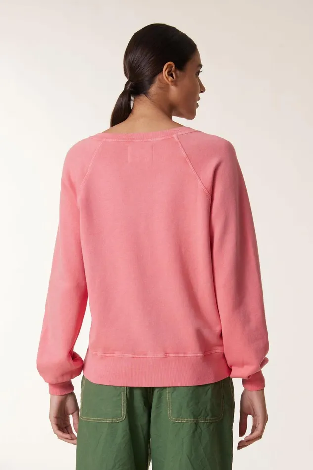 Sweatshirts Women Leon and Harper Shiva Vibes Sweatshirt Coral
